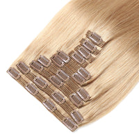 Clip In Hair Extensions #18 Honey Blonde 17"