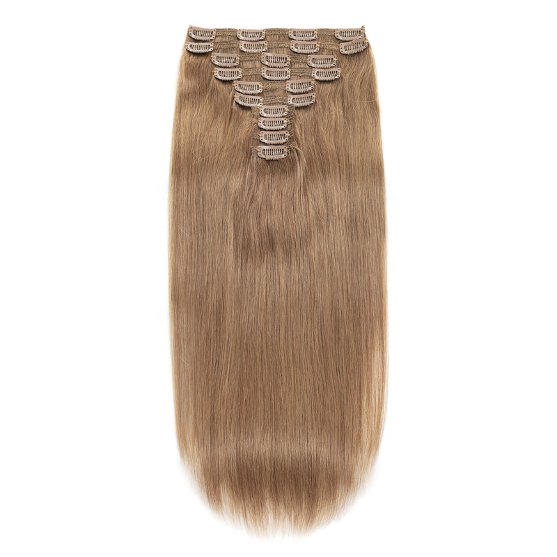 Clip In Hair Extensions #12 Dirty Blonde 21"
