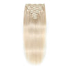 Clip In Hair Extensions #60b Light Vanilla Blonde 17"