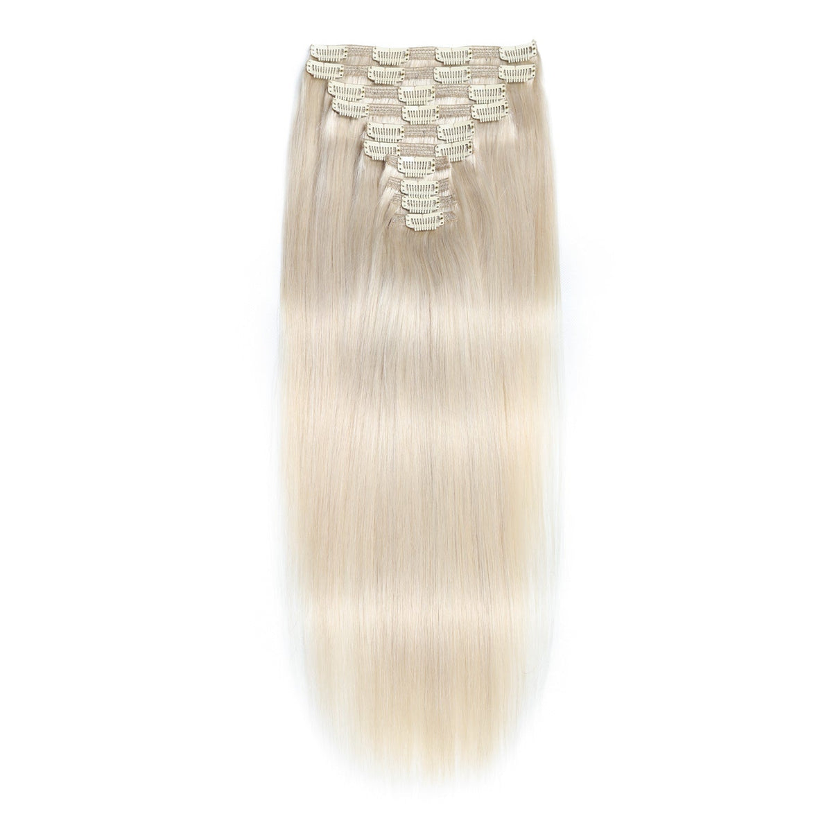 Clip In Hair Extensions 24" #1001 Pearl Blonde