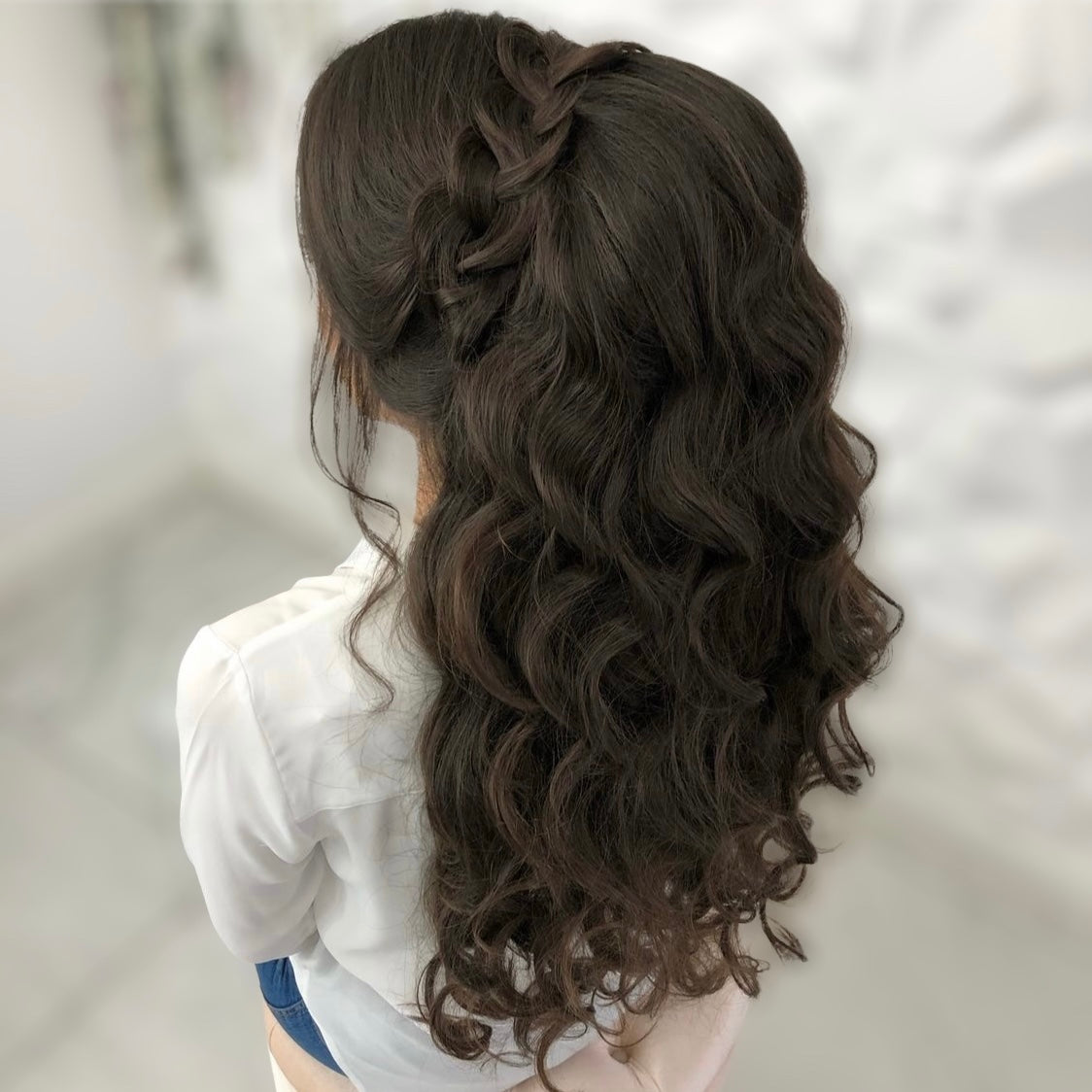 Brown Hair With Hair Extensions Zippay Clip In Ponytail Hair