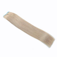 Invisible Tape Hair Extensions  #18a Ash Blonde Invisi Tape Skin Weft
