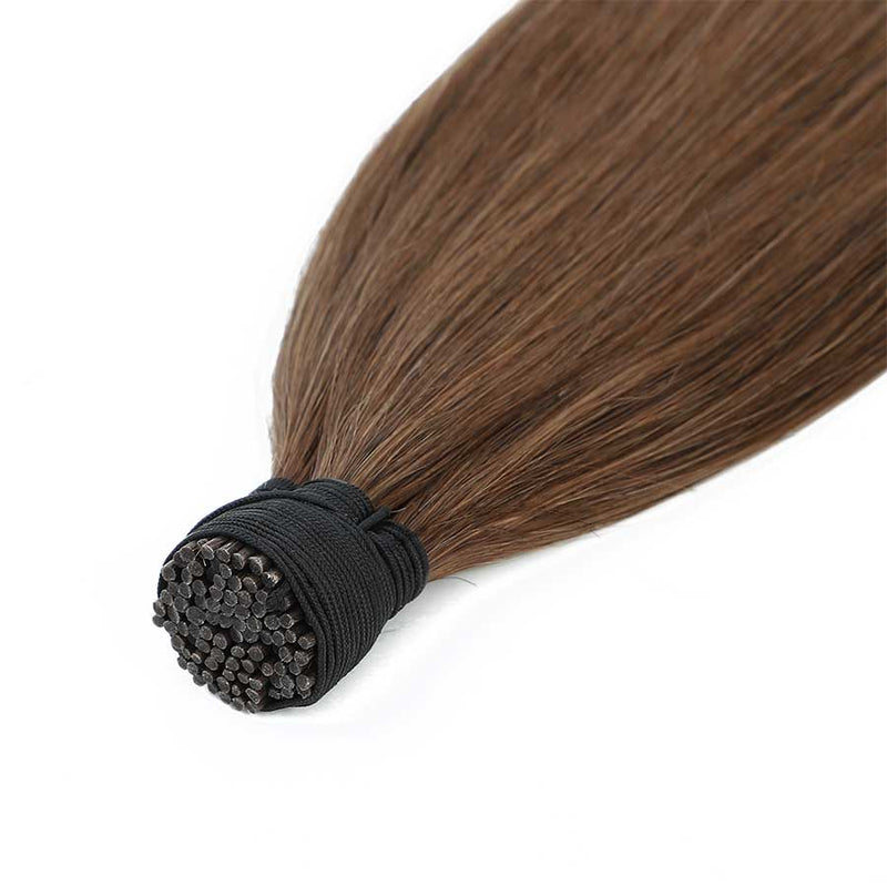 Micro Bead Hair Extensions I Tips #8 Cinnamon Brown