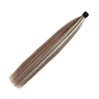 Micro Bead Hair Extensions I Tip #8/60 Ash Brown Platinum Blonde Mix