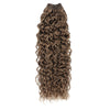 Weft Curly Hair Extensions 21" #8a Ash Brown
