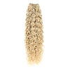 Weft Curly Hair Extensions 21" #51 Champagne Blonde