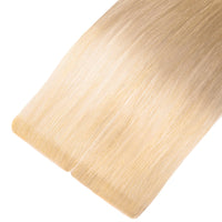 Invisible Tape Hair Extensions  #18 Honey Blonde Invisi Tape Skin Weft