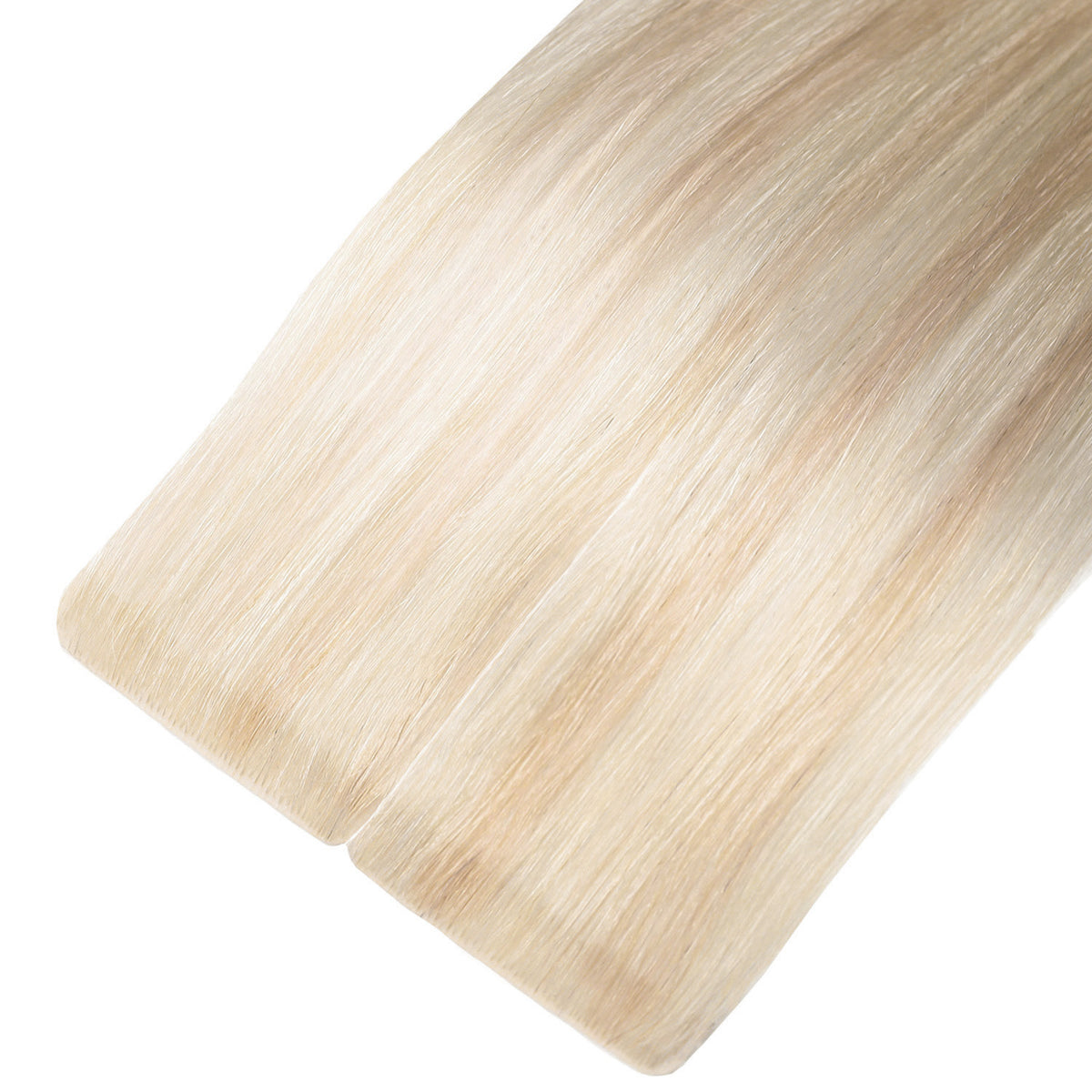 Invisible Tape Hair Extensions  #18/60 Honey Blonde Platinum Blonde Mix
