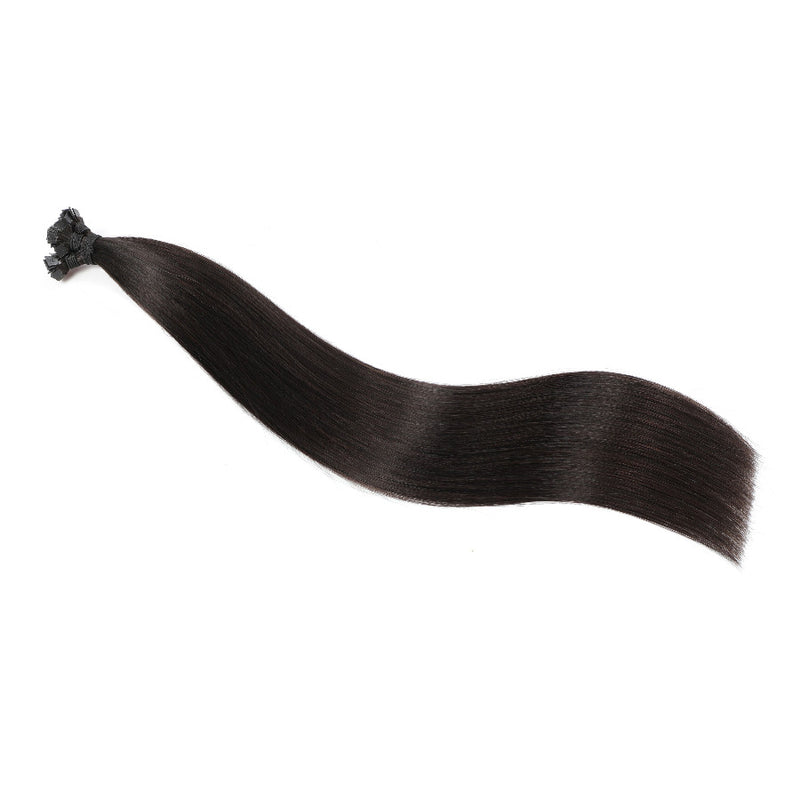 Keratin Bond Hair Extensions Mini Flat Tip #1b Natural Black