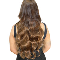 Invisible Tape Hair Extensions #6 Medium Brown Skin Weft