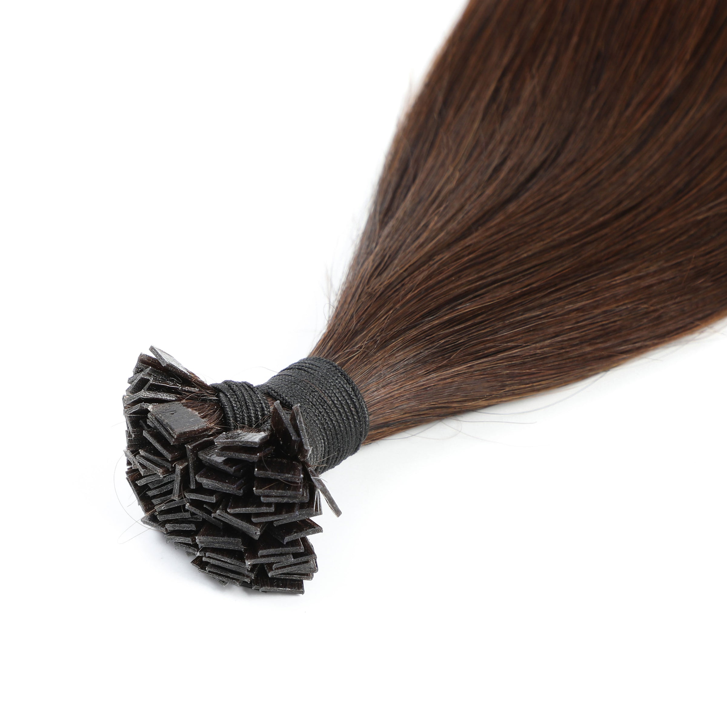 Keratin Bond Hair Extensions Mini Flat Tip #2 Dark Brown