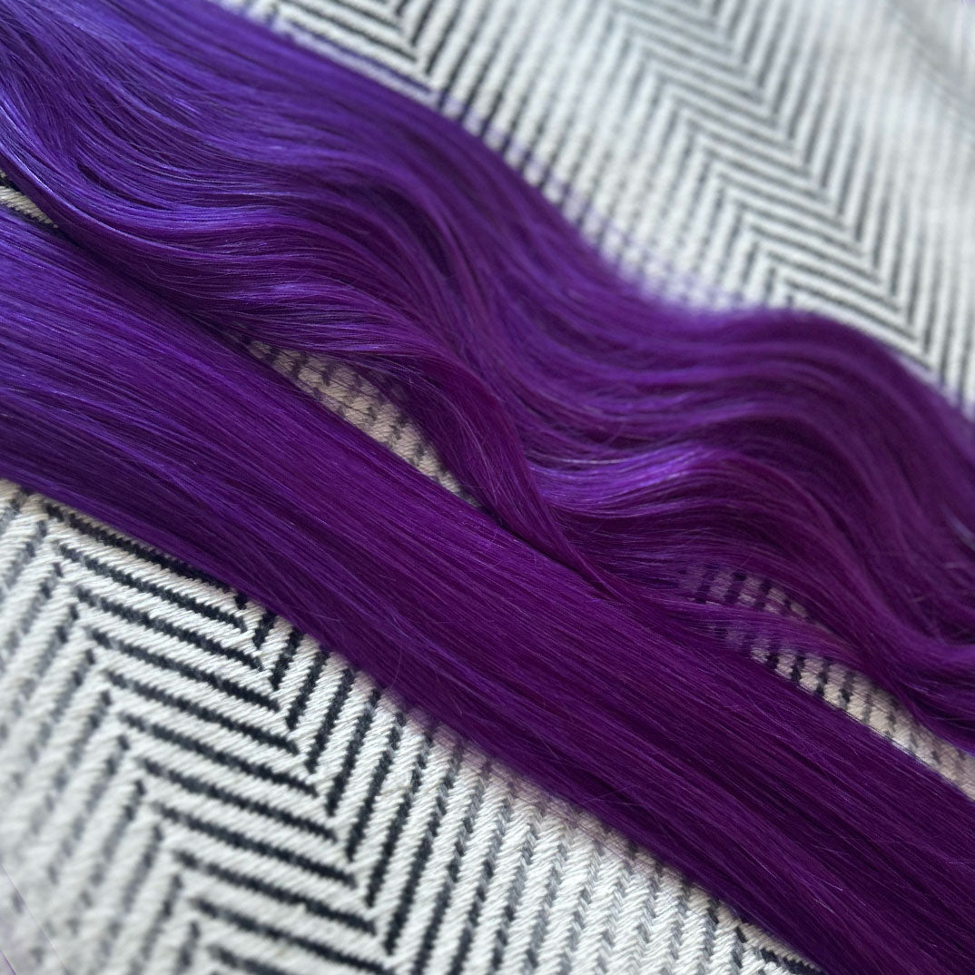 Hair Extensions Tape In Purple