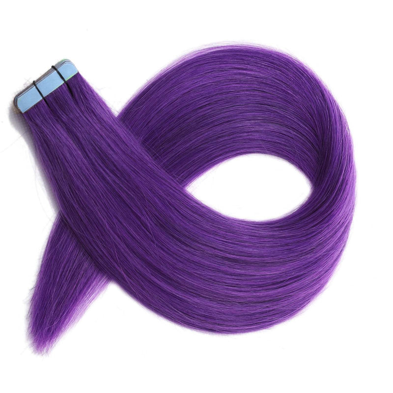Tape Hair Extensions  21" Purple