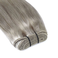Weft Hair Extensions #S1 Grey 17" 60 Grams