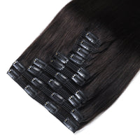 Clip In Hair Extensions 24" #1b Natural Black