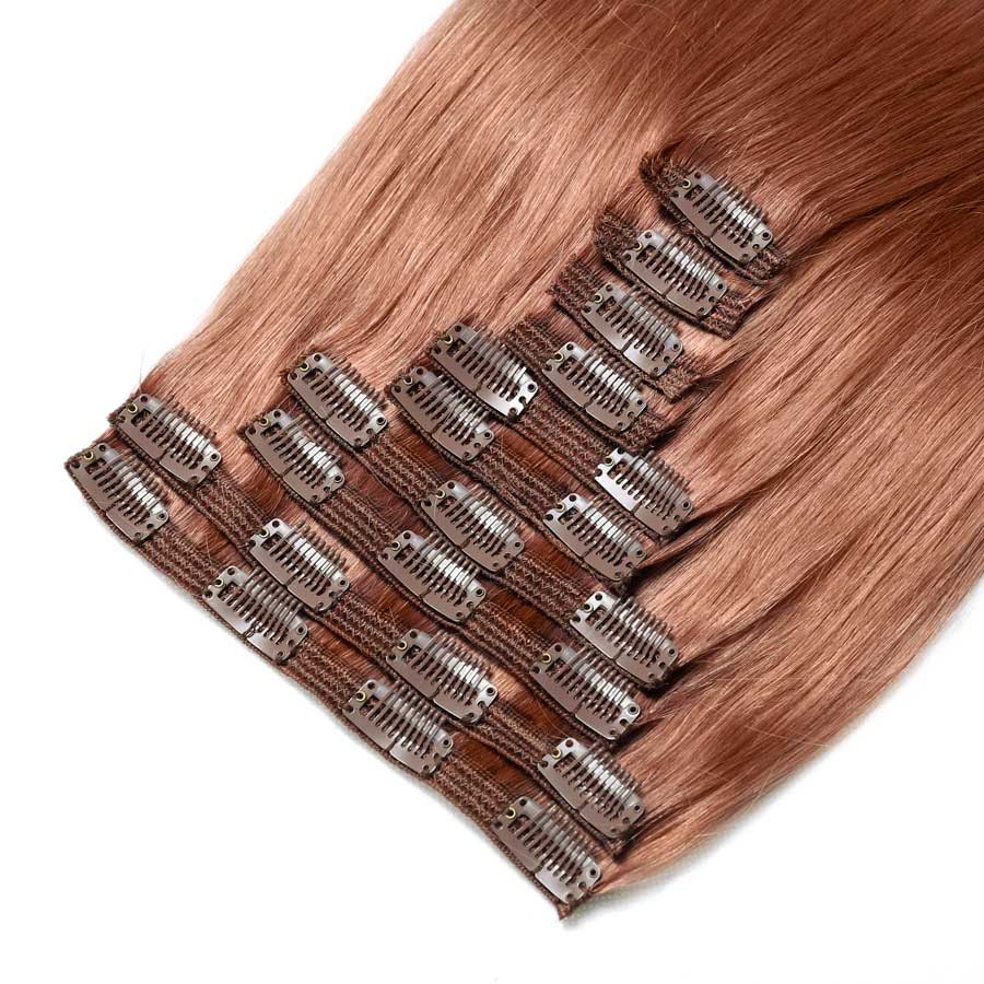 Clip In Hair Extensions 100 Real Remy Human Hair