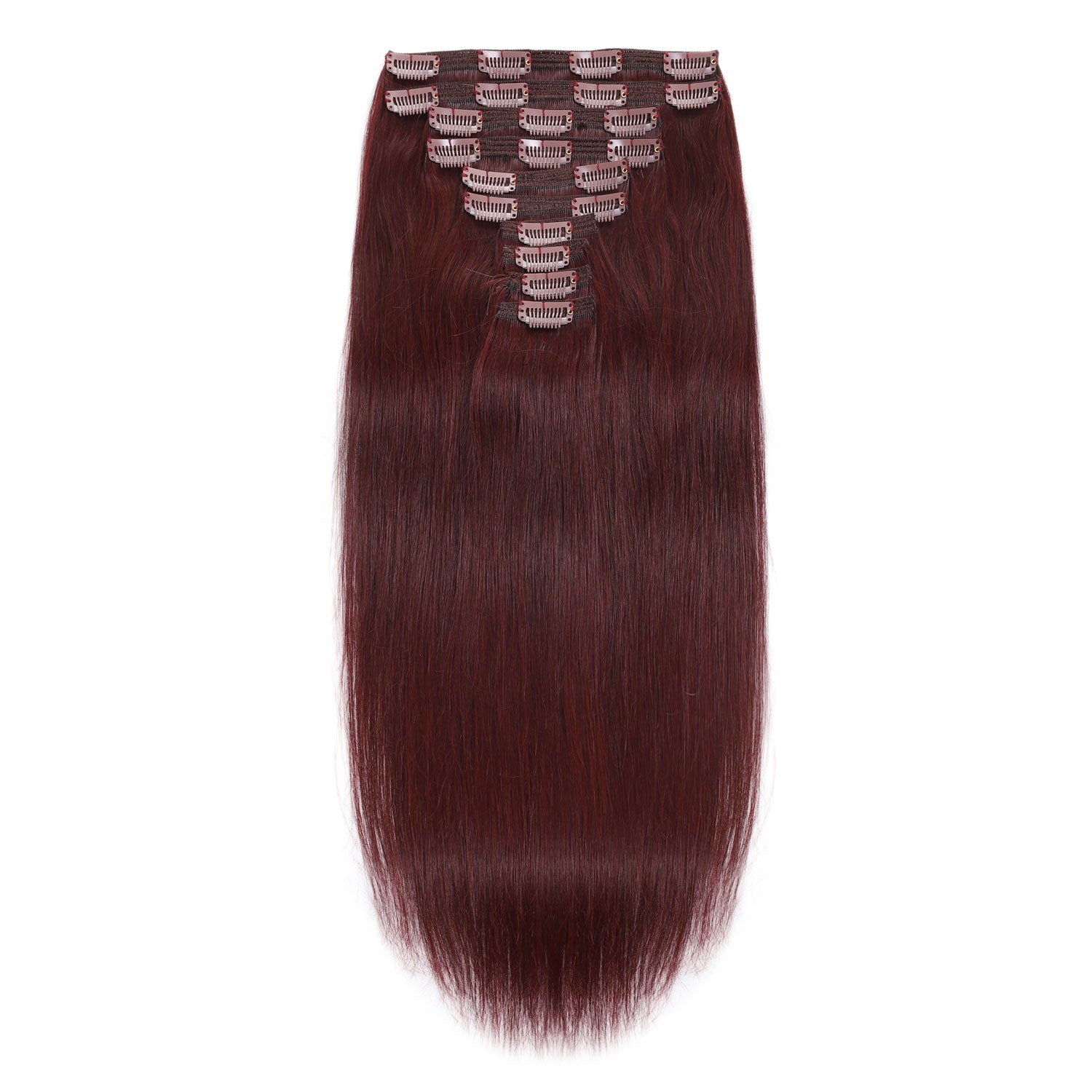 Human remy hair in inch extensions, offering fuller and thicker hair. These high-quality extensions provide a luxurious feel and natural look, enhancing your hairstyle with impressive length.