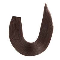 Flat Weft Hair Extensions #2 Dark Brown 22"