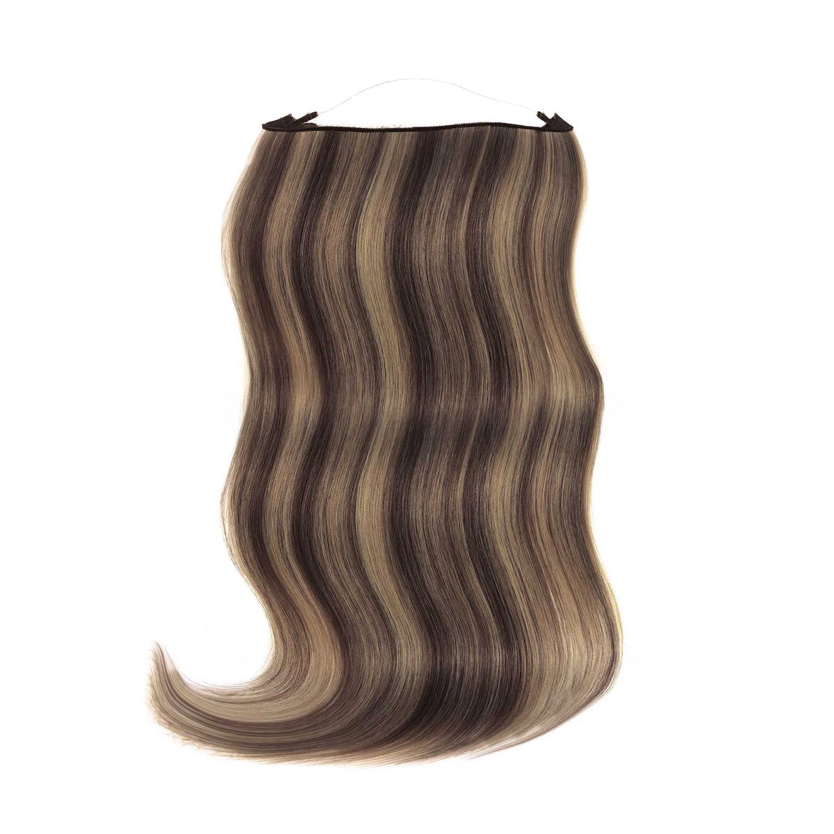 Halo Hair Extensions #2/16  Dark Brown & Natural Blonde Mix
