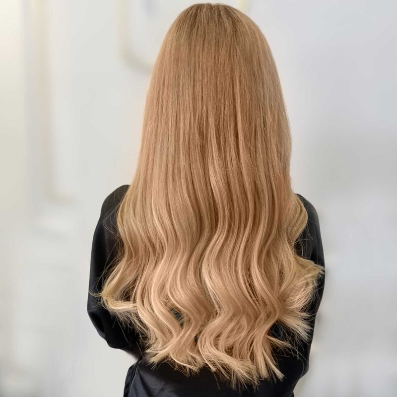 Invisible Tape Hair Extensions  #18 Honey Blonde Invisi Tape Skin Weft