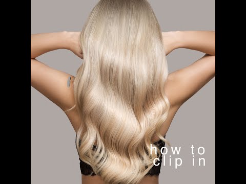 Clip In Hair Extensions 26" #613 Bleach Blonde