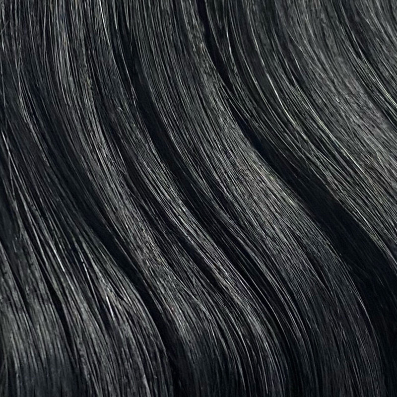 Weft Hair Extensions #1 Jet Black 17” 60 Grams