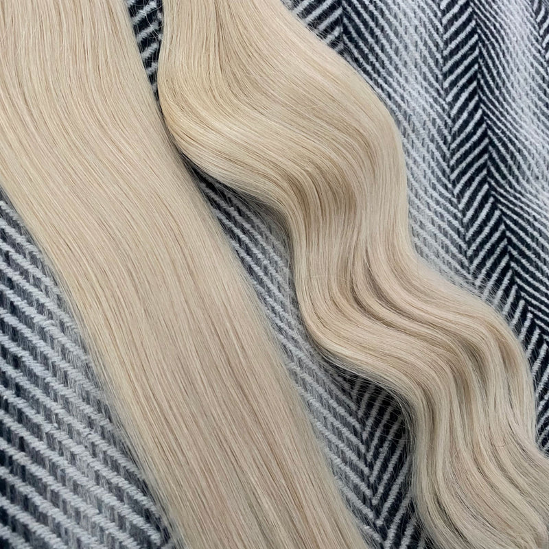 Invisible Tape Hair Extensions  #1001 Pearl Blonde Invisi Tape Skin Weft