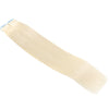 Invisible Tape Hair Extensions #60 Platinum Blonde Skin Weft