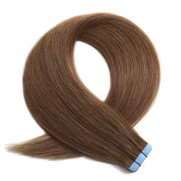 Tape Hair Extensions 25" #6 Medium Brown