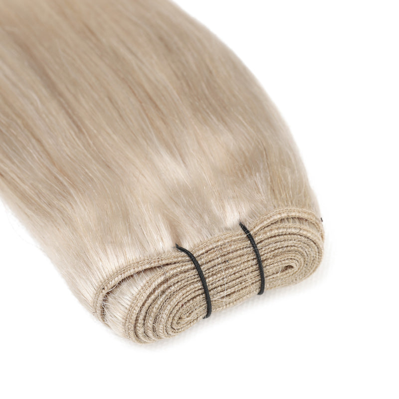 Weft Hair Extensions Australia Afterpay #1001 Pearl Blonde 21"