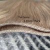Weft Curly Hair Extensions 21" - #2/10 Dark Brown and Caramel Mix