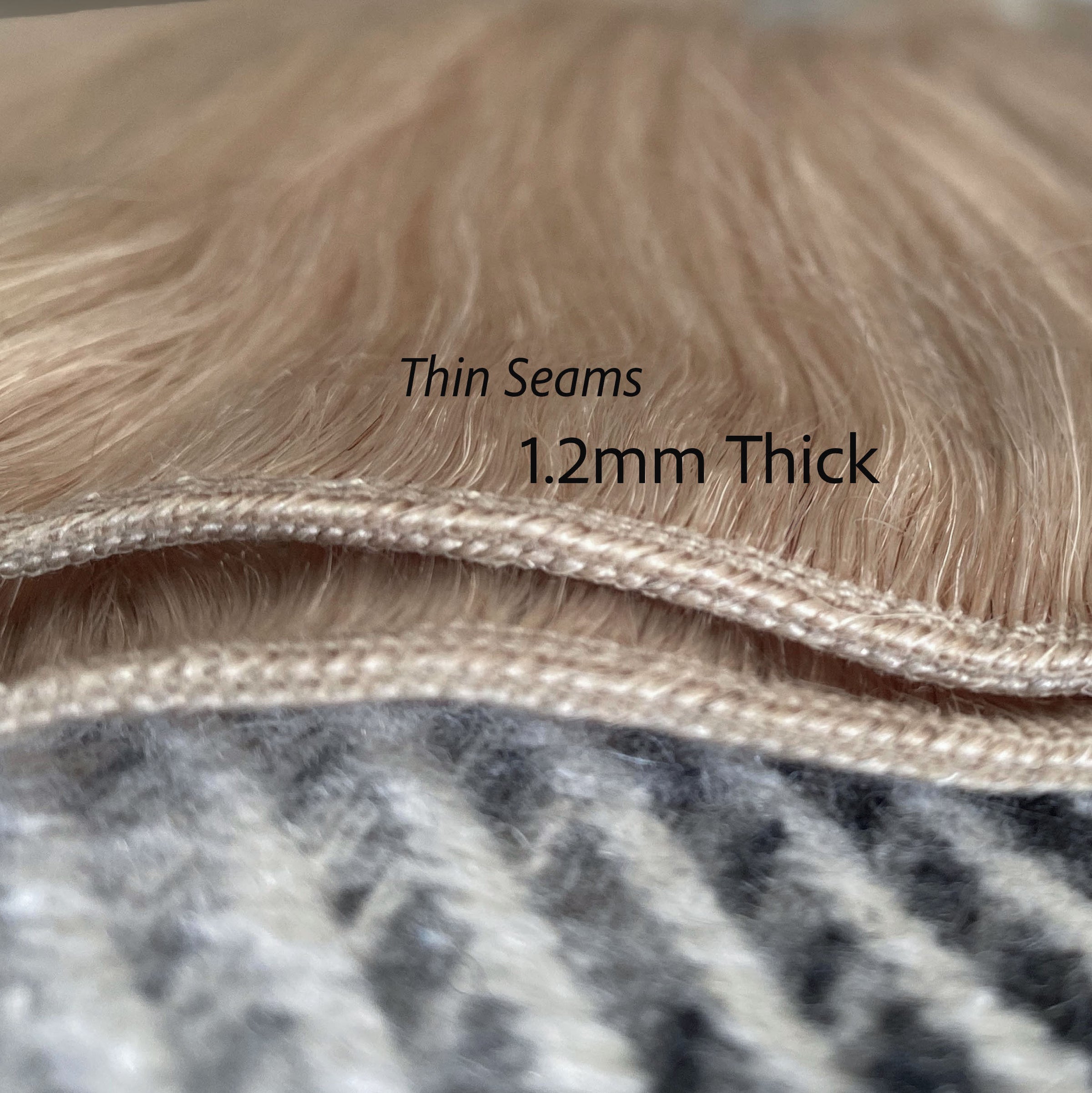 Weft Hair Extensions #12 Dirty Blonde 17” 60 Grams