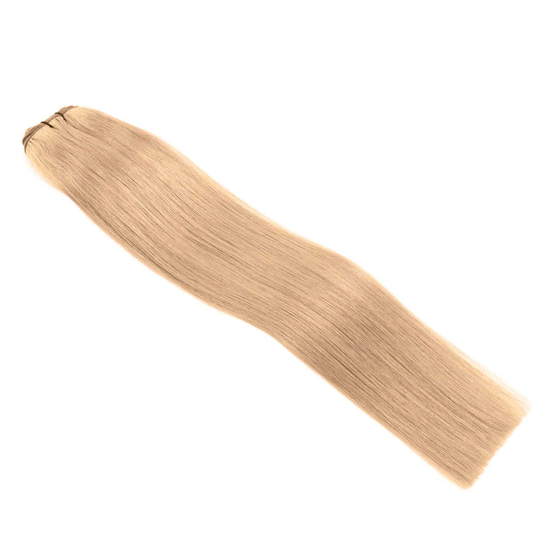 Remy Hair weft bundles available in Honey Blonde